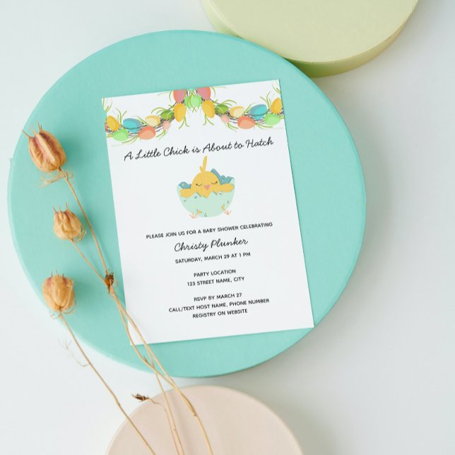 Einladung zum Easter Chick Baby Shower (Von Creator hochgeladen)