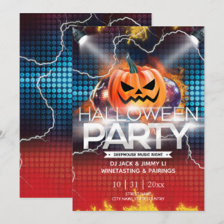 Einladung zum elektronischen Donner-Halloween-Part