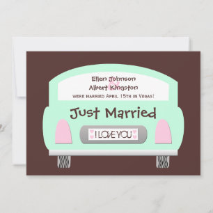 Einladung zum Empfang nach der Hochzeit -- Mint Ca