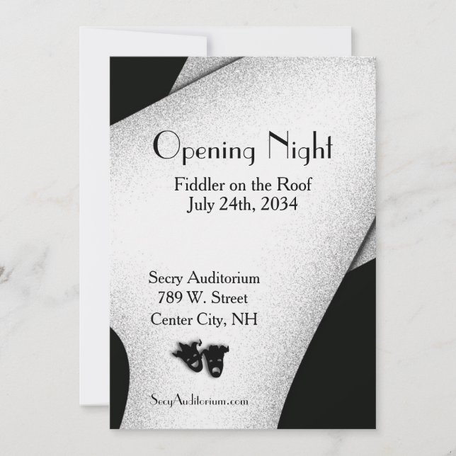 Einladung zum Eröffnungsabend (Vorderseite)