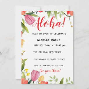 Einladung zum ersten Geburtstag