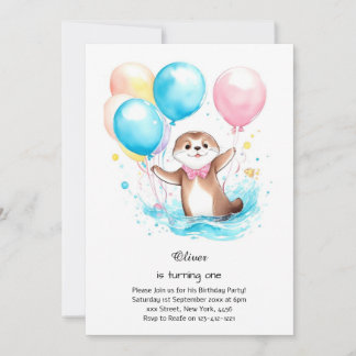 Einladung zum ersten Geburtstag