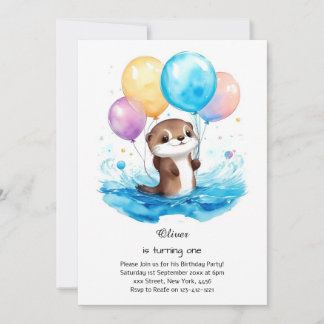 Einladung zum ersten Geburtstag