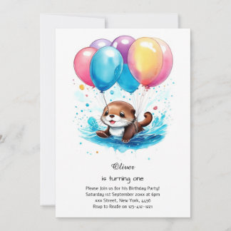 Einladung zum ersten Geburtstag