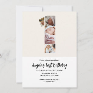 Einladung zum ersten Geburtstag - Nummer 1