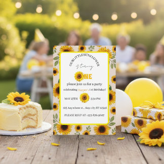 Einladung zum ersten Geburtstag unserer kleinen So