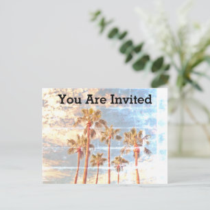 Einladung zum Familientreffen mit verblasstem Inse Postkarte