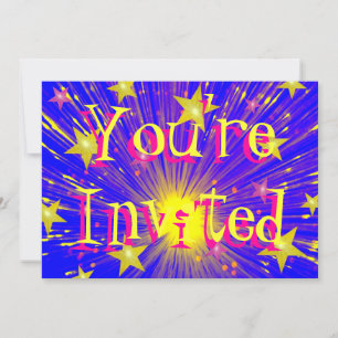 Einladung zum Feuerwerk "You re Invited"