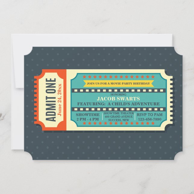 Einladung zum Filmpreis (Vorderseite)