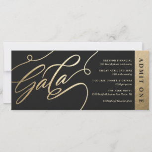 Einladung zum Firmenjubiläums-Gala-Ticket