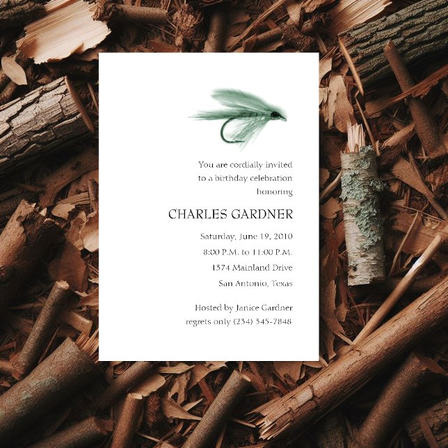 Einladung zum Fliegenfischen am Geburtstag (Von Creator hochgeladen)