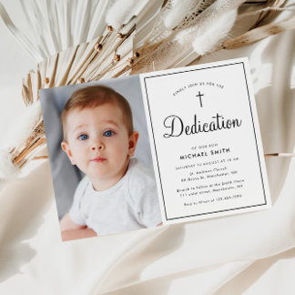 Einladung zum Foto in modernem Rahmen