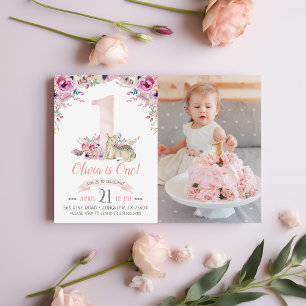 Einladung zum Foto "Little Deer First Birthday Par