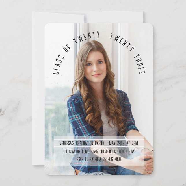 Einladung zum Foto Typ Arch (Vorderseite)