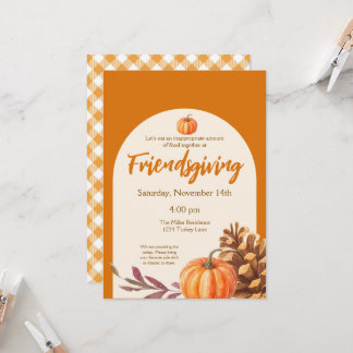 Einladung zum Friendsgiving-Erntedankfest