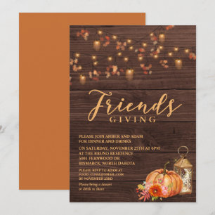 Einladung zum Friendsgiving-Erntedankfest