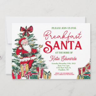 Einladung zum Frühstück mit dem Weihnachtsmann, We