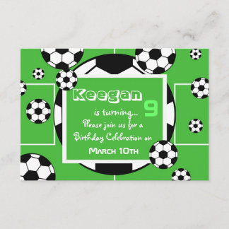 Einladung zum Fußball-Geburtstag