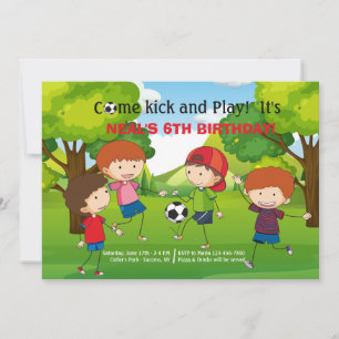 Einladung zum Fußball im Park