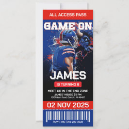 Einladung zum Fußball zum Geburtstag: Digitaler Do