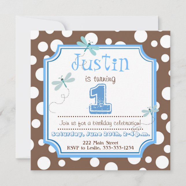 Einladung zum Geburtstag (Vorderseite)