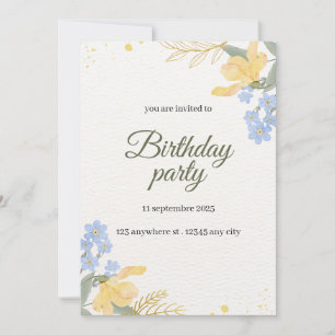 Einladung zum Geburtstag