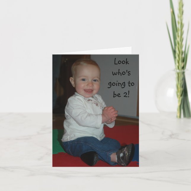 Einladung zum Geburtstag (Vorderseite)