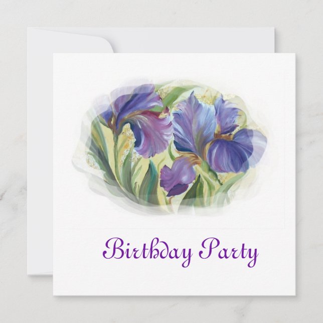 Einladung zum Geburtstag (Vorderseite)