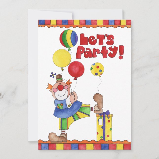 Einladung zum Geburtstag (Vorderseite)