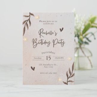 Einladung zum Geburtstag