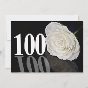 Einladung zum Geburtstag 100 Jahre alt