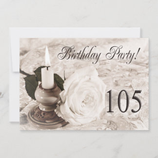 Einladung zum Geburtstag 105 Jahre alt