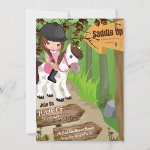 Einladung zum Geburtstag 1 (Mädchen)