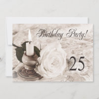 Einladung zum Geburtstag 25 Jahre alt
