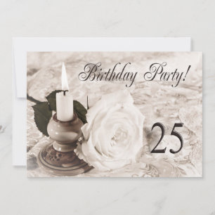 Einladung zum Geburtstag 25 Jahre alt