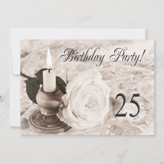 Einladung zum Geburtstag 25 Jahre alt