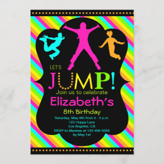 Einladung zum Geburtstag - Bounce House Trampolin