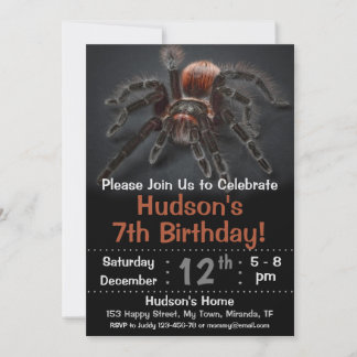 Einladung zum Geburtstag der Spinne