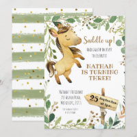 Einladung zum Geburtstag des Sattels