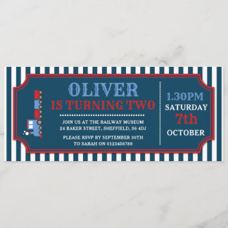 Einladung zum Geburtstag des Zuges