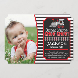 Einladung zum Geburtstag des Zuges mit Umschlägen