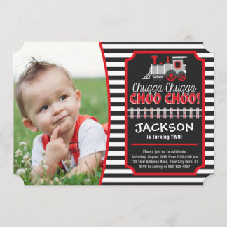 Einladung zum Geburtstag des Zuges mit Umschlägen