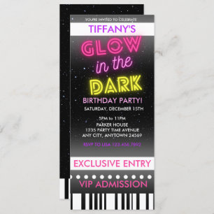 Einladung zum Geburtstag   Dunkelfärbung