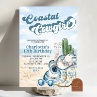 Einladung zum Geburtstag einer Coastal Cowgirl