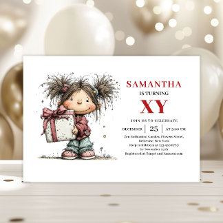 Einladung zum Geburtstag eines ausgefallenen und f