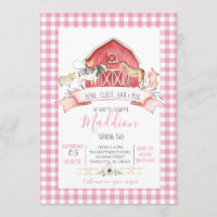 Einladung zum Geburtstag eines Bauernhofs, Party e