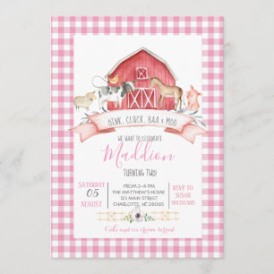 Einladung zum Geburtstag eines Bauernhofs, Party e