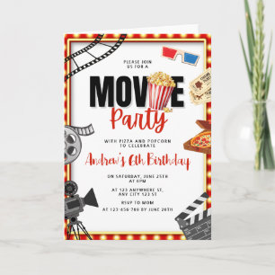 Einladung zum Geburtstag - Film Nacht, Film Party