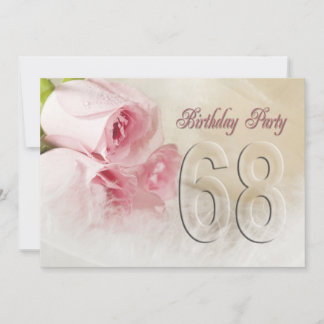 Einladung zum Geburtstag für 68 Jahre