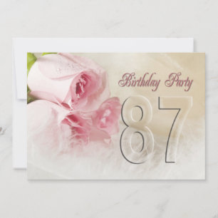 Einladung zum Geburtstag für 87 Jahre